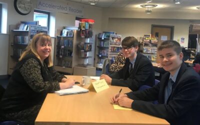 Pupils interview top business representatives