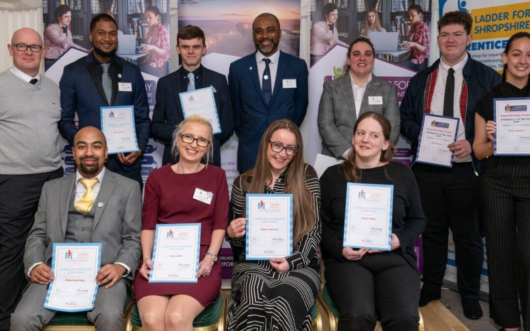 Ladder apprentice achievements honoured at Houses of Parliament 10-year celebration