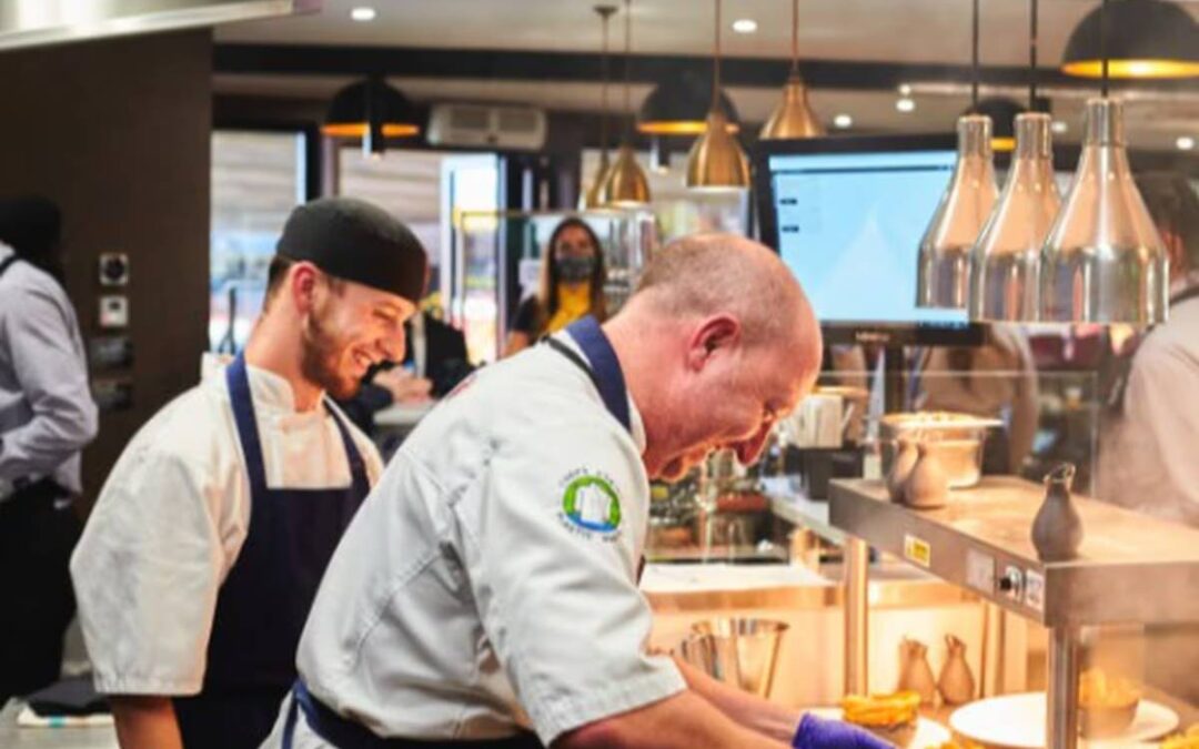 Ladder helps training hub open